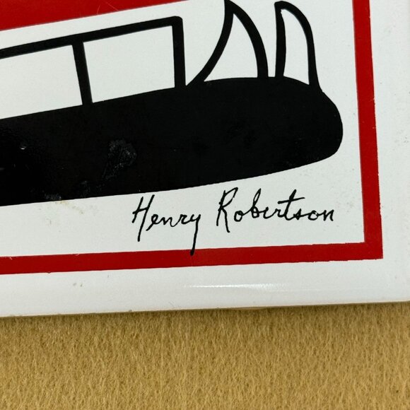 Northwest Pacific Coast Art Ceramic Tile Henry Robertson Bear 6" Cork Haisla - Picture 2 of 8